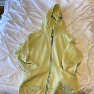 green ivivva zip up sweat shirt